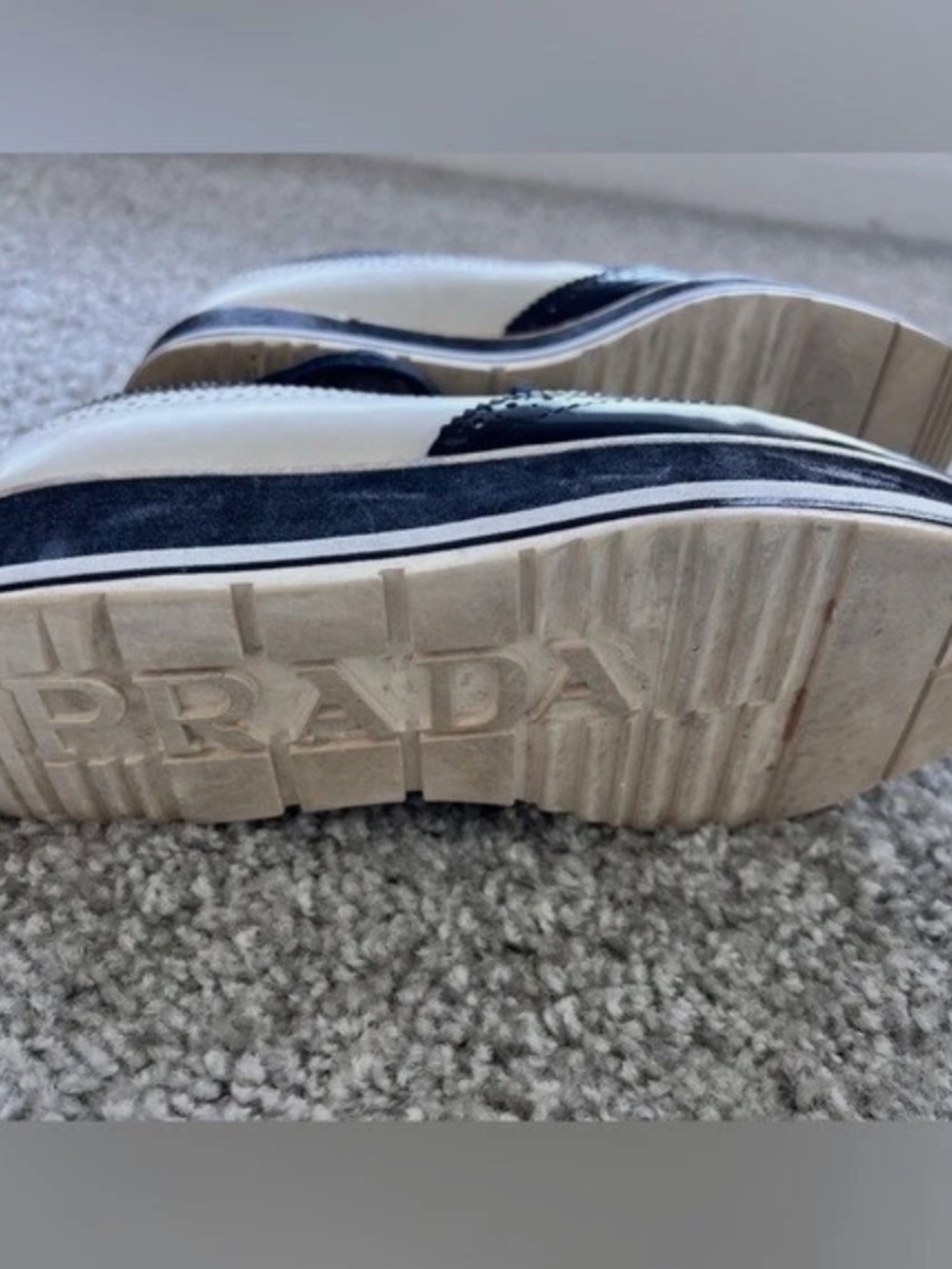 AUTHENTIC PRADA OXFORD Loafers woman 36 - Picture 4 of 11